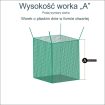 Worek Kwadratowy - 45x45/3, Surat