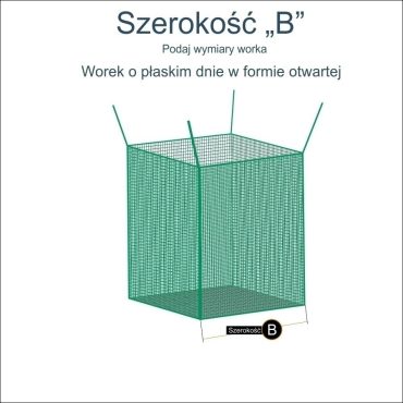 Worek Kwadratowy - 45x45/3