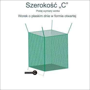 Worek Kwadratowy - 45x45/4