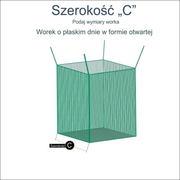 Worek Kwadratowy - 45x45/4