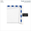Siatki na bramki 3x2m - podaj wymiary bramki