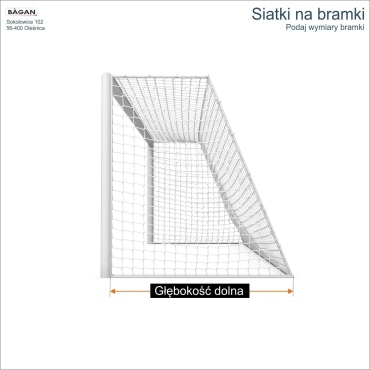 Siatki na bramki 5x2 - siatka na wymiar