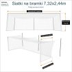 Siatki na bramki - 7,32x2,44m - podaj wymiary bramki