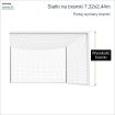 Surat, Siatki na bramki - 7,32x2,44m - podaj wymiary bramki
