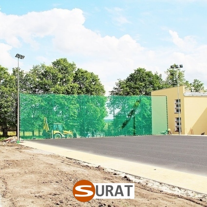 Piłkochwyt 4m wysokości   Siatka oczko 8x8cm   Grubość siatki 6mm