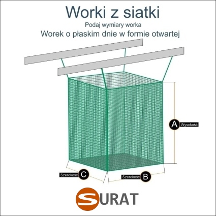 Worek Kwadratowy - 45x45/3