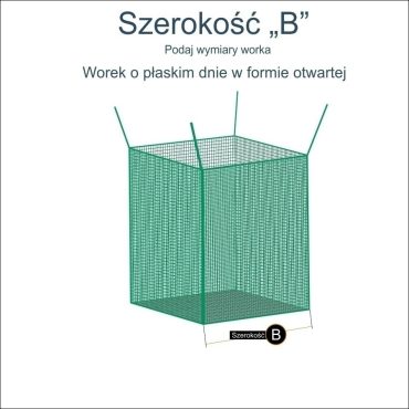 Worek Kwadratowy - 45x45/3