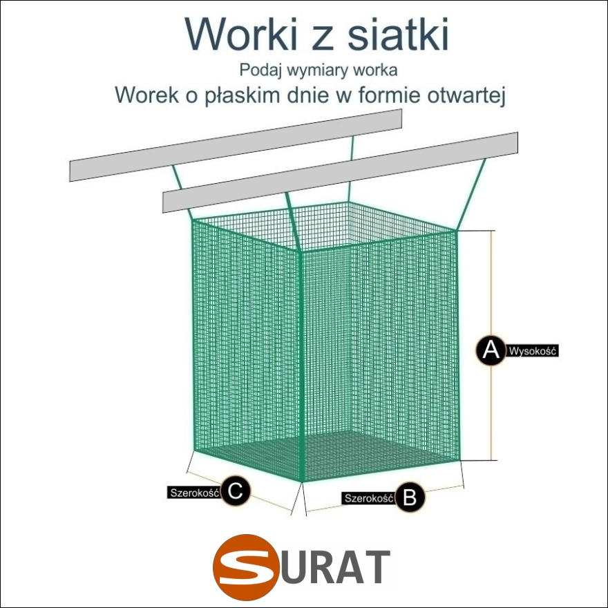 Worek Kwadratowy - 45x45/4