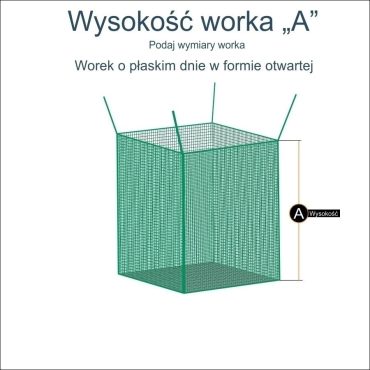 Worek Kwadratowy - 45x45/4