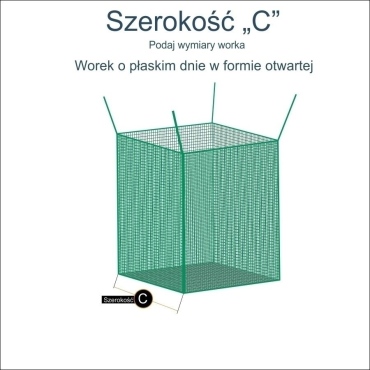 Worek Kwadratowy - 45x45/4