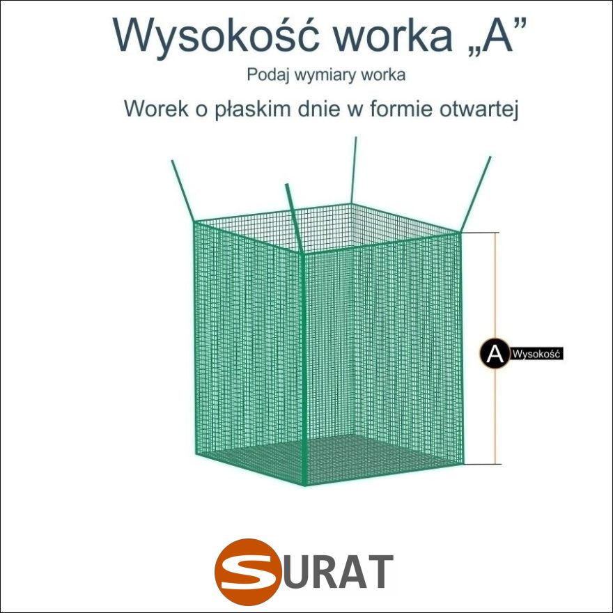 Worek Kwadratowy - 45x45/5, Surat