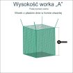 Worek Kwadratowy - 45x45/5, Surat