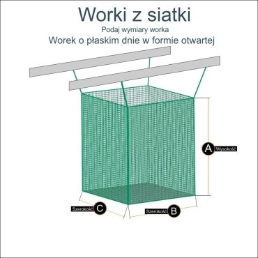 Worek Kwadratowy - 1x1/2