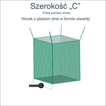 Worek Kwadratowy - 1x1/2