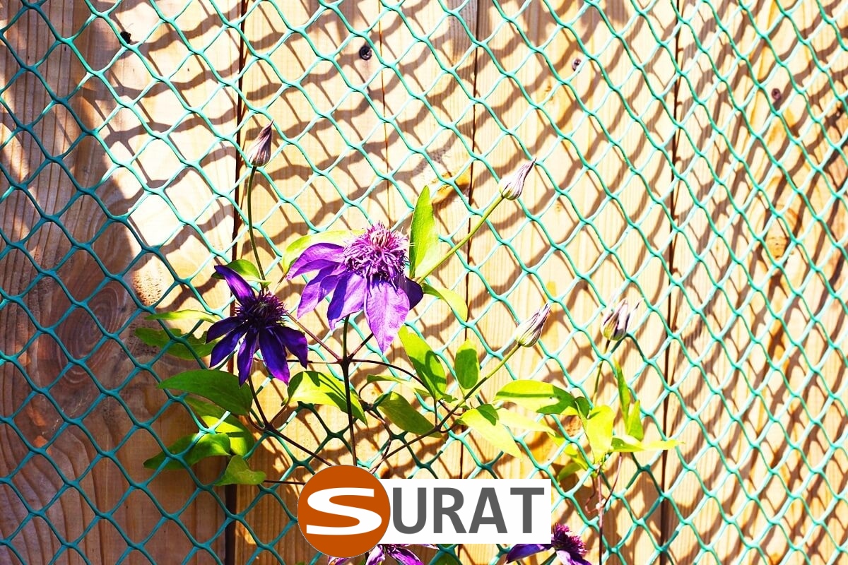   Surat - Siatka ochronna z tworzywa o małych oczkach 2x2 cm i grubości 2 mm, idealna do zabezpieczeń na drogach i autostradach. 