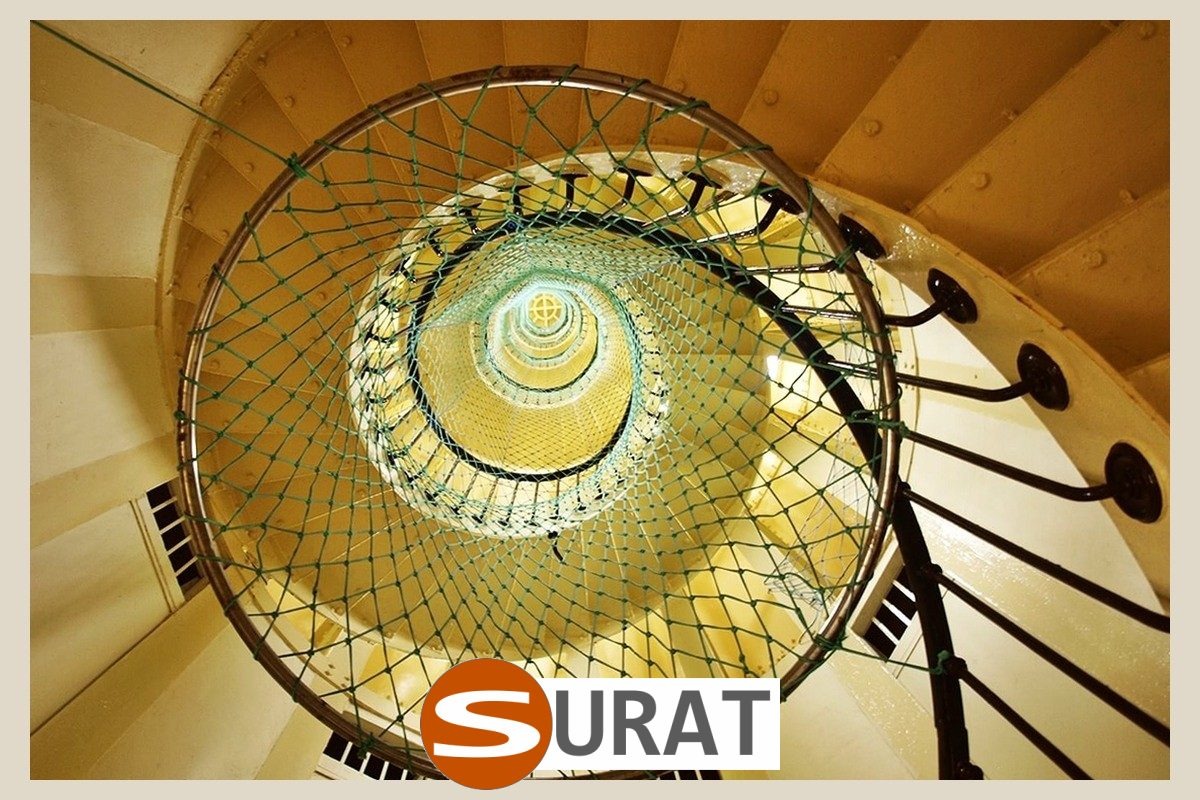  Surat - Siatki na schody do zabezpieczenia przed upadkiem 
