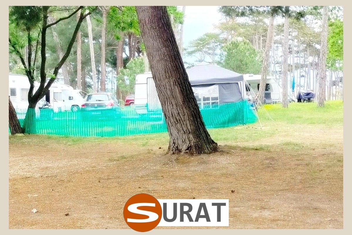  Surat - Ogrodzenie Kampera - Mobilne ogrodzenie tymczasowe kampera na polu kempingowym 