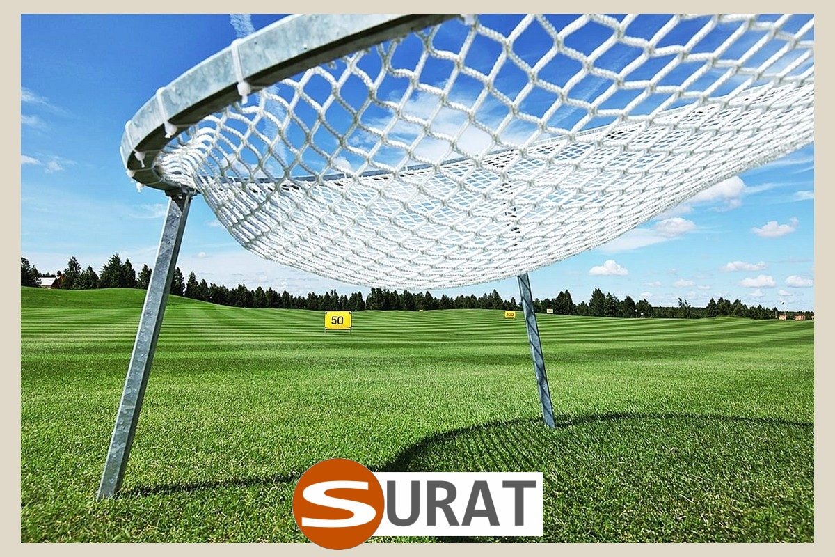   Surat - Piłkochwyty na wymiar o wysokości 5m z siatką PP 5mm i oczkiem 10x10cm, dopasowane do twoich wymiarów. 