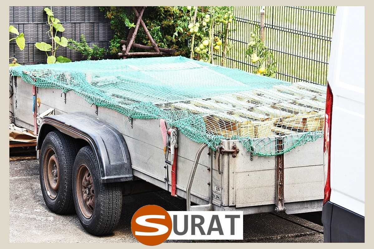  Surat - Siatka na przyczepy otwarte - Zabezpieczenie transportu siatką przyczep z otwartą paką 